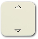 Клавиша для механизма электронного выключателя Busch-Jalousiecontrol 6411 U-101, 6411 U/S-101, 6418 U, реле 6402 U, серия Busch-Duro 2000 SI, цвет слоновая кость