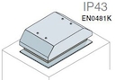 Кожух вентилируемый IP43