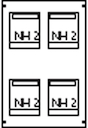 Пластрон для 4 NH2 2ряда/5 реек