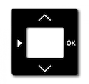Плата центральная (накладка) для таймера 6455, 6456, серия Basic 55, цвет château-black