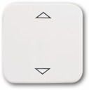 Клавиша для механизма электронного выключателя Busch-Jalousiecontrol 6411 U-101, 6411 U/S-101, 6418 U, реле 6402 U, серия Reflex SI, цвет альпийский белый