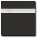 Сенсор комфортного выключателя Busch-Komfortschalter, серия Basic 55, цвет château-black