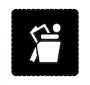 Пиктограмма информационная iceLight для 2068/1х, "Комната отдыха/Лобби"