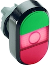 Green/Red Modular Double Pushbutton