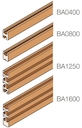 Шина медная фигурная In=400A L=1730