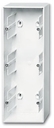ABB BJB Basic 55 Бел Коробка для открытого монтажа, 3-постовая