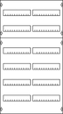 2V2A Verteilerfeld BH2 2-Feld