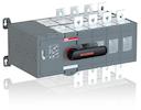 Change-over switch, motor operation, I-O-II -operation, open transition