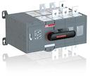 Change-over switch, motor operation, I-O-II -operation, open transition