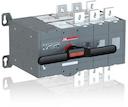 Change-over switch, motor operation, I-O-II -operation, open transition