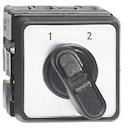Cam switch. Change-over switches. Miniature, door mounted