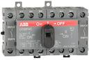 Manual change-over switch, I-O-II -operation, open transition