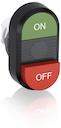 Green/Red Modular Double Pushbutton