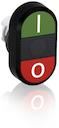 Green/Red Modular Double Pushbutton