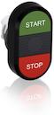 Green/Red Modular Double Pushbutton