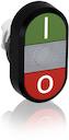 Green/Red Modular Double Pushbutton