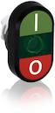 Green/Red Modular Double Pushbutton