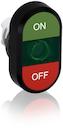 Green/Red Modular Double Pushbutton