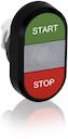 Green/Red Modular Double Pushbutton
