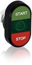 Green/Red Modular Double Pushbutton