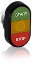 Green/Red Modular Double Pushbutton