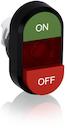 Green/Red Modular Double Pushbutton