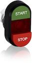 Green/Red Modular Double Pushbutton