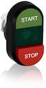 Green/Red Modular Double Pushbutton