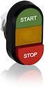 Green/Red Modular Double Pushbutton