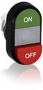 Green/Red Modular Double Pushbutton