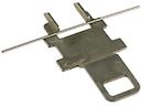 XLP000 DIN rail  snap on kit, 1 pcs