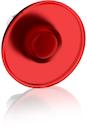 Red Modular Mushroom pushbutton