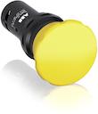 Yellow Compact Mushroom Pushbutton