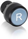Blue Modular Reset Pushbutton