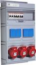 Modular Combi Plastic, 16A, 3x3P+N+E, 250x430x160, 4x10/16A, IP44