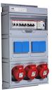Modular Combi Plastic, 16A, 3x3P+N+E (MCB 203-C16, RCD F204 A-40/0,03), 250x560x160, 4x10/16A, IP44