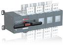 Change-over switch, motor operation, I-O-II -operation, open transition