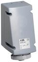 Surface socket-outlet for looping, 12h, 32A, IP67, 2P+E