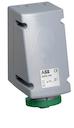 Surface socket-outlet for looping, 1h0, 32A, IP67, 3P+E