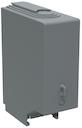 Terminal shrouds. Snap-on mounting, grey plastic. Long type. IP3X