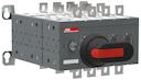 Manual bypass switch, I-O-II -operation, open transition