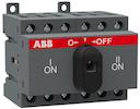 Manual change-over switch, I-O-II -operation, open transition