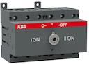 Manual change-over switch, I-O-II -operation, open transition