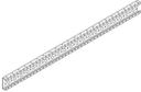 2 stainless steel crosspieces l=638mm