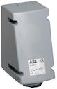 Surface socket-outlet, 7h, 16A, IP44, 3P+E