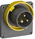 Panel mounted  inlets, 2P+E, 16A, 100 … 130 V