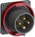 Panel mounted  inlets, 3P+E, 32A, 380 … 415 V