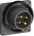 Panel mounted  inlets, 3P+E, 16A, 600 … 690 V