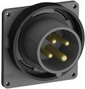 Panel mounted  inlets, 3P+E, 16A, 480 … 500 V