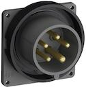 Panel mounted  inlets, 3P+N+E, 16A, 277/480 … 288/500 V